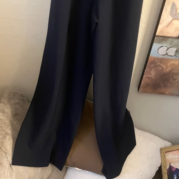 Elegant Navy Jumpsuit by Vince Camuto Sz. 10!! Cute Side Buttons!! - Picture 9 of 12